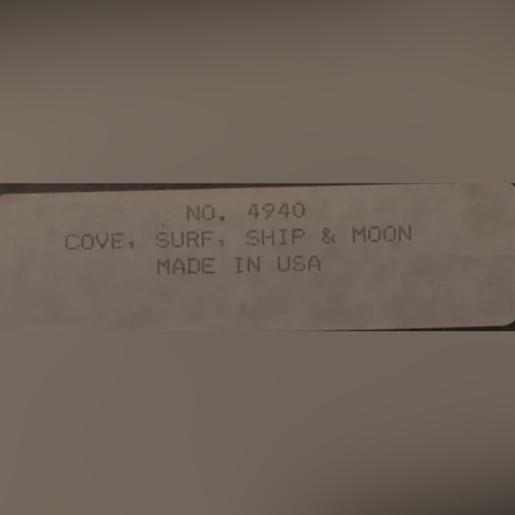 A reflective foil art rendition of the Pirate’s Cove oil painting - Picture 5 of 5